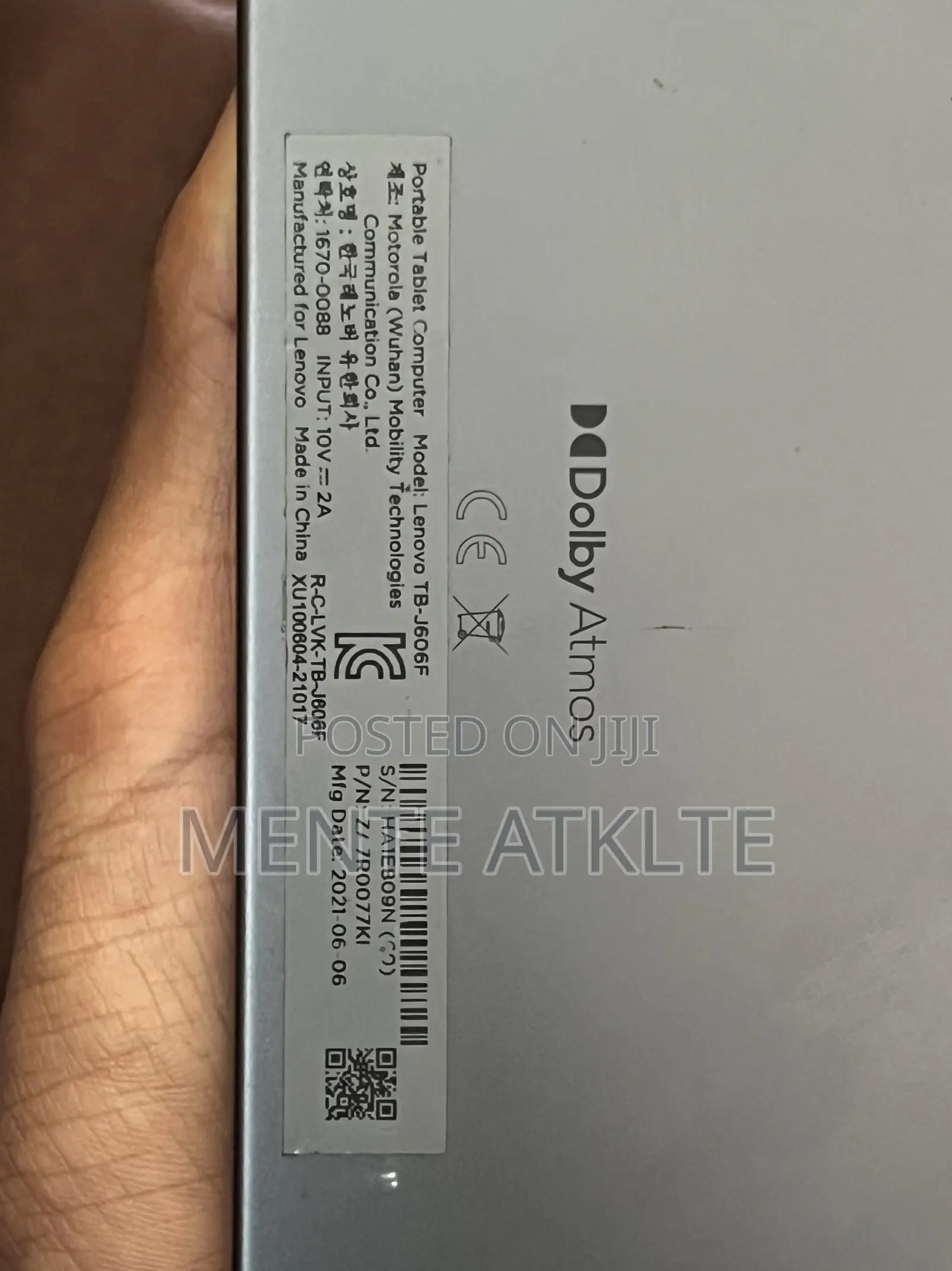 Lenovo Tab P11 64 GB Black