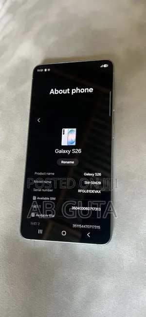 New Samsung Galaxy s26 256 GB Blue