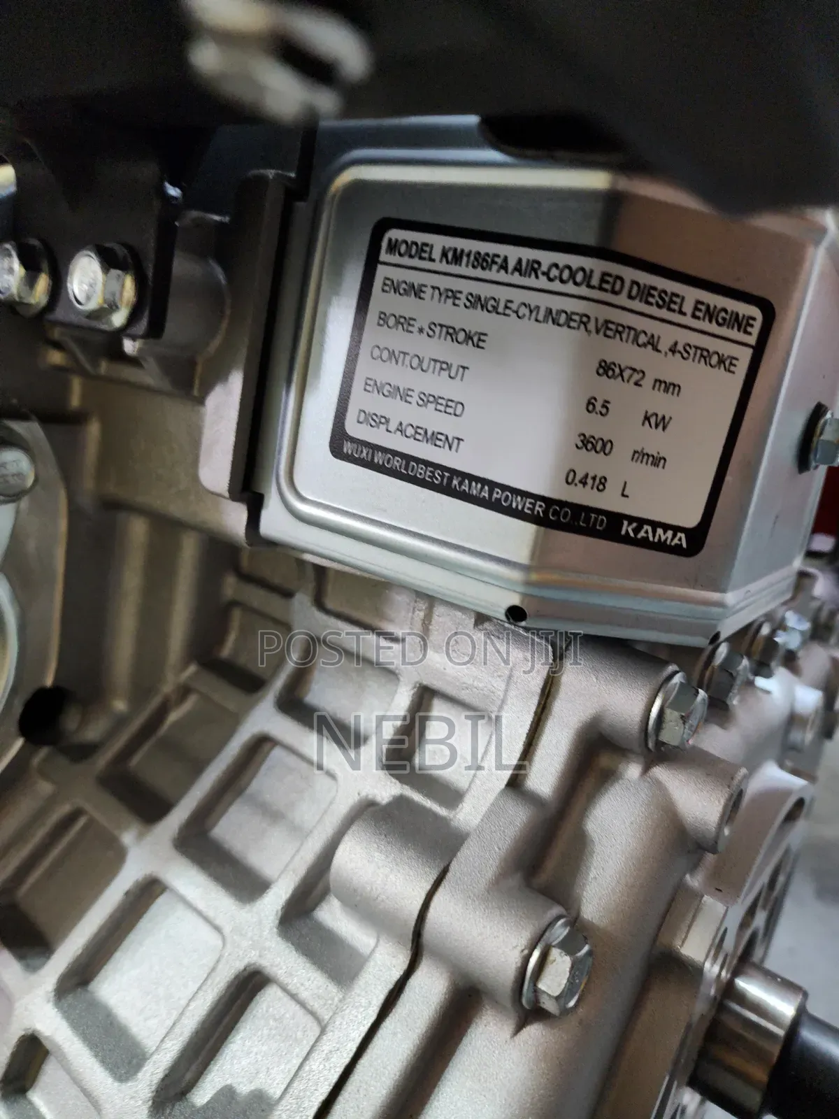 Kama Diesel Engine Motor 6.5KW