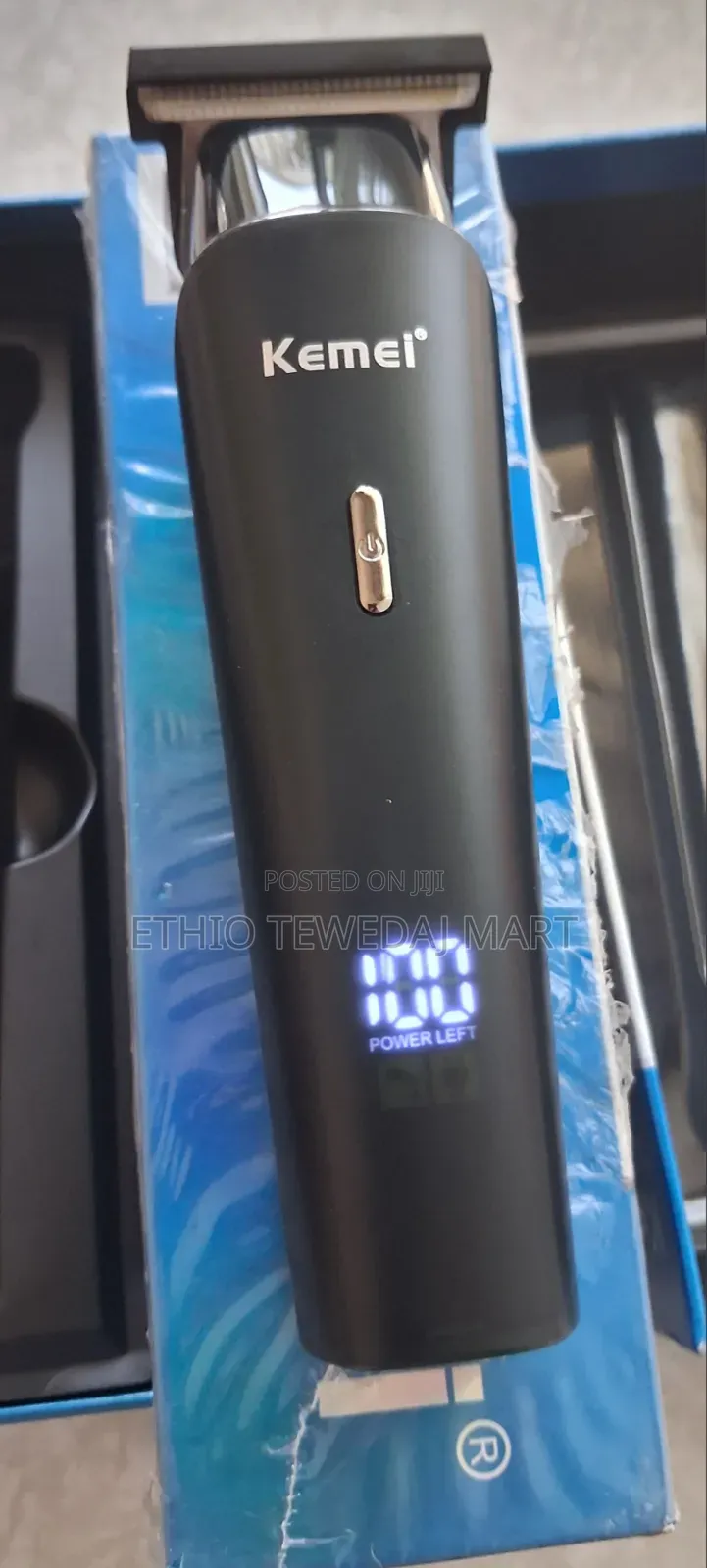 Kemei Professional Rechargeable Hair Clipper Beard Trimmer የፀጉር መቁረጫ