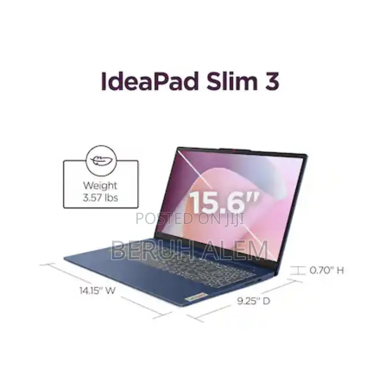 New Laptop Lenovo Ideapad 3 8GB AMD Ryzen 5 SSD 256GB
