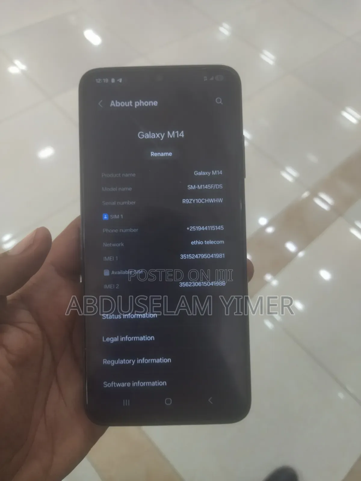 Samsung Galaxy M14 64 GB Black