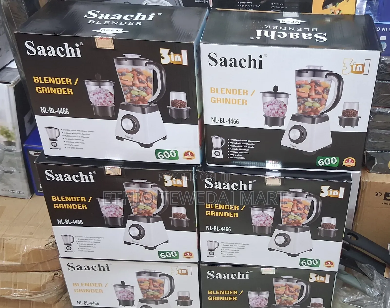 Saachi 3-in-1 Blender and Grinder Set