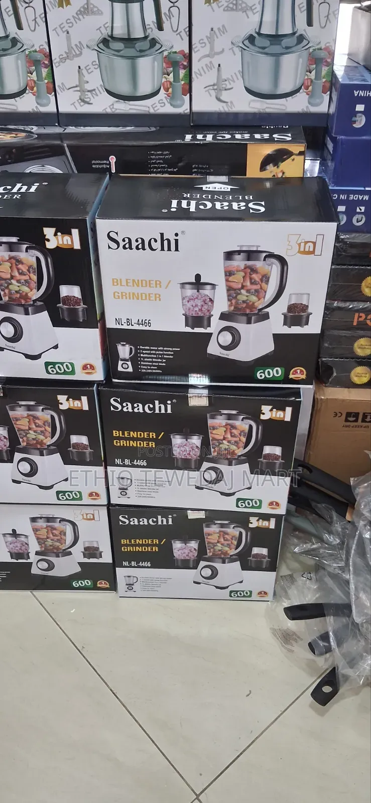 Saachi 3-in-1 Blender and Grinder Set