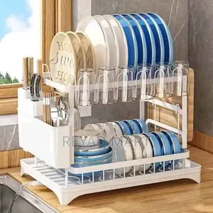 2 Tries Stainless Stil Dish Rack