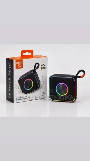 Grab-N-Go" GO4 RGB Portable Wireless Bluetooth 5.3 Speaker Box.