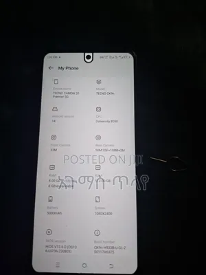 Tecno Camon 20 Premier 5G 512 GB Black