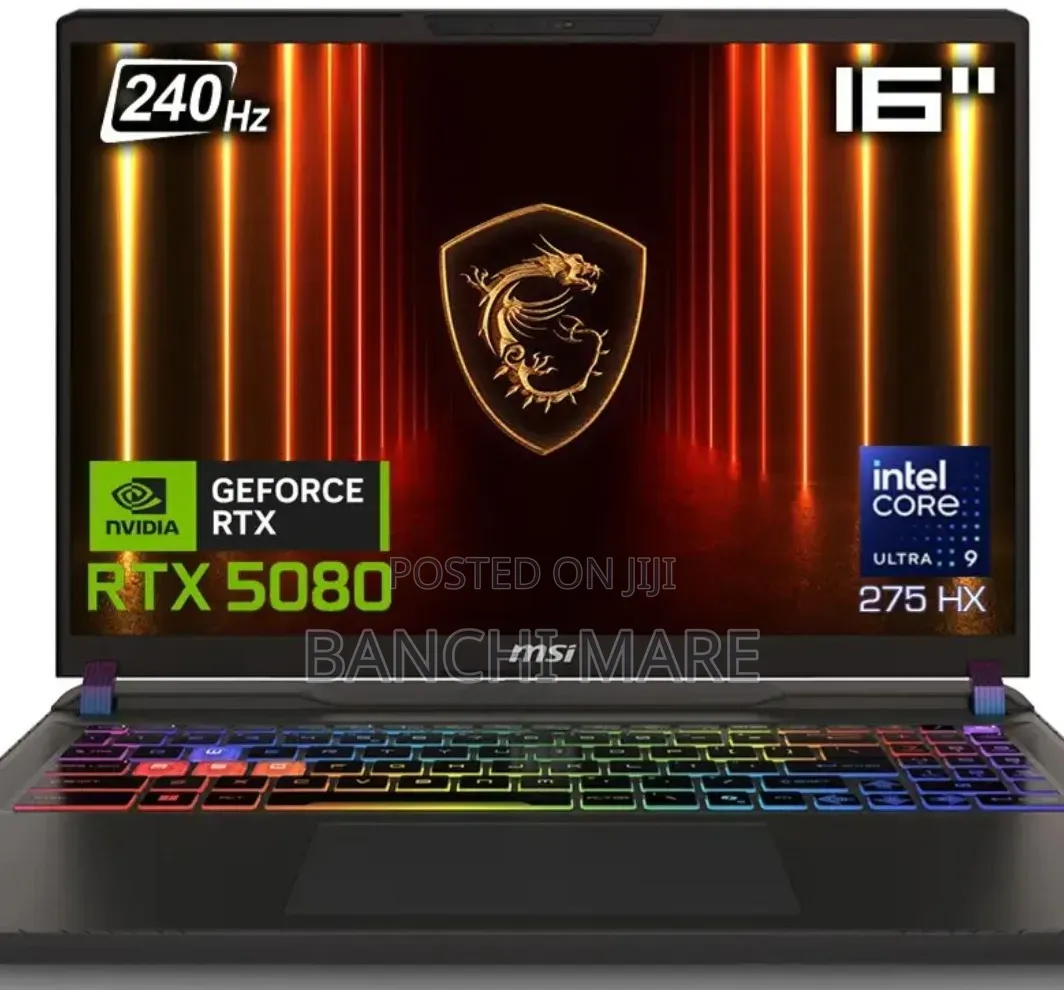 New Laptop MSI Vector 16 HX AI A2XWIG 32GB Intel Core Ultra 9 SSD 1T