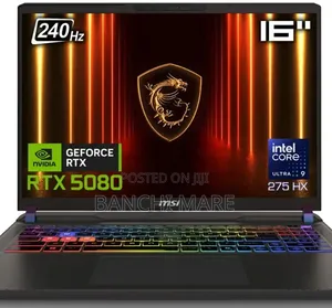 New Laptop MSI Vector 16 HX AI A2XWIG 32GB Intel Core Ultra 9 SSD 1T