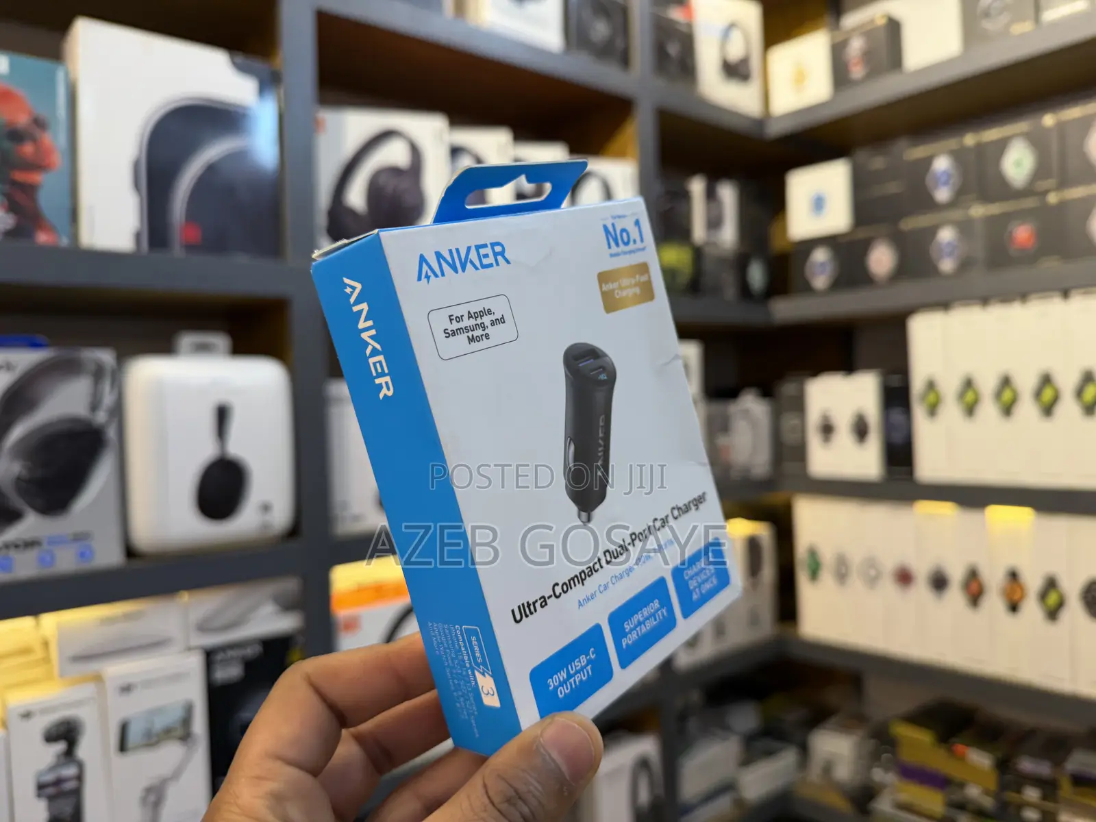 Anker 30W Dual-Port Fast Car Charger