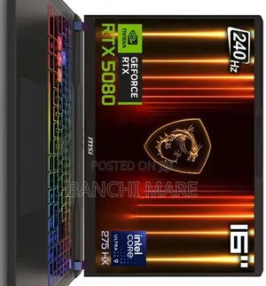 New Laptop MSI Vector 16 HX AI A2XWIG 32GB Intel Core Ultra 9 SSD 1T