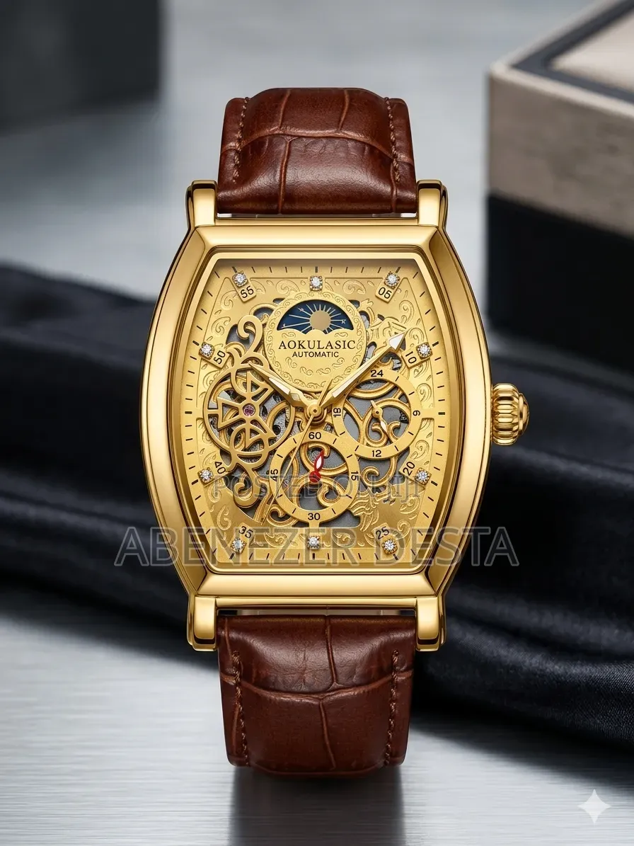 Aokulasic Tonneau-Shaped Skeleton Automatic