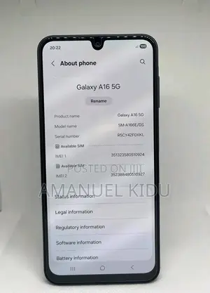 New Samsung Galaxy A16 5G 128 GB Black