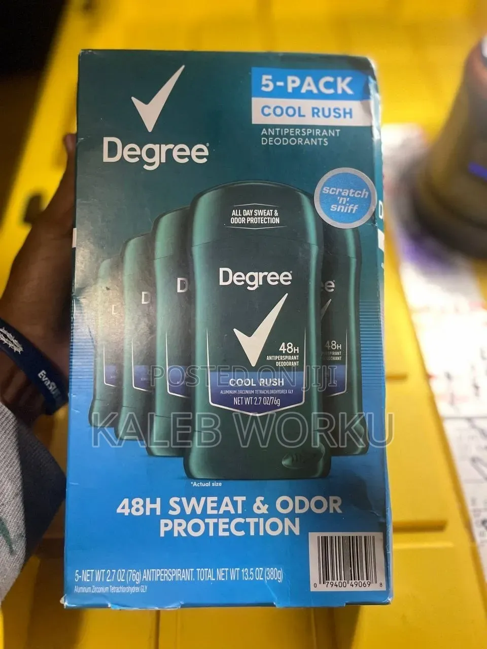 Degree UltraClear Black White Antiperspirant 76g (Single / 5-Pack)