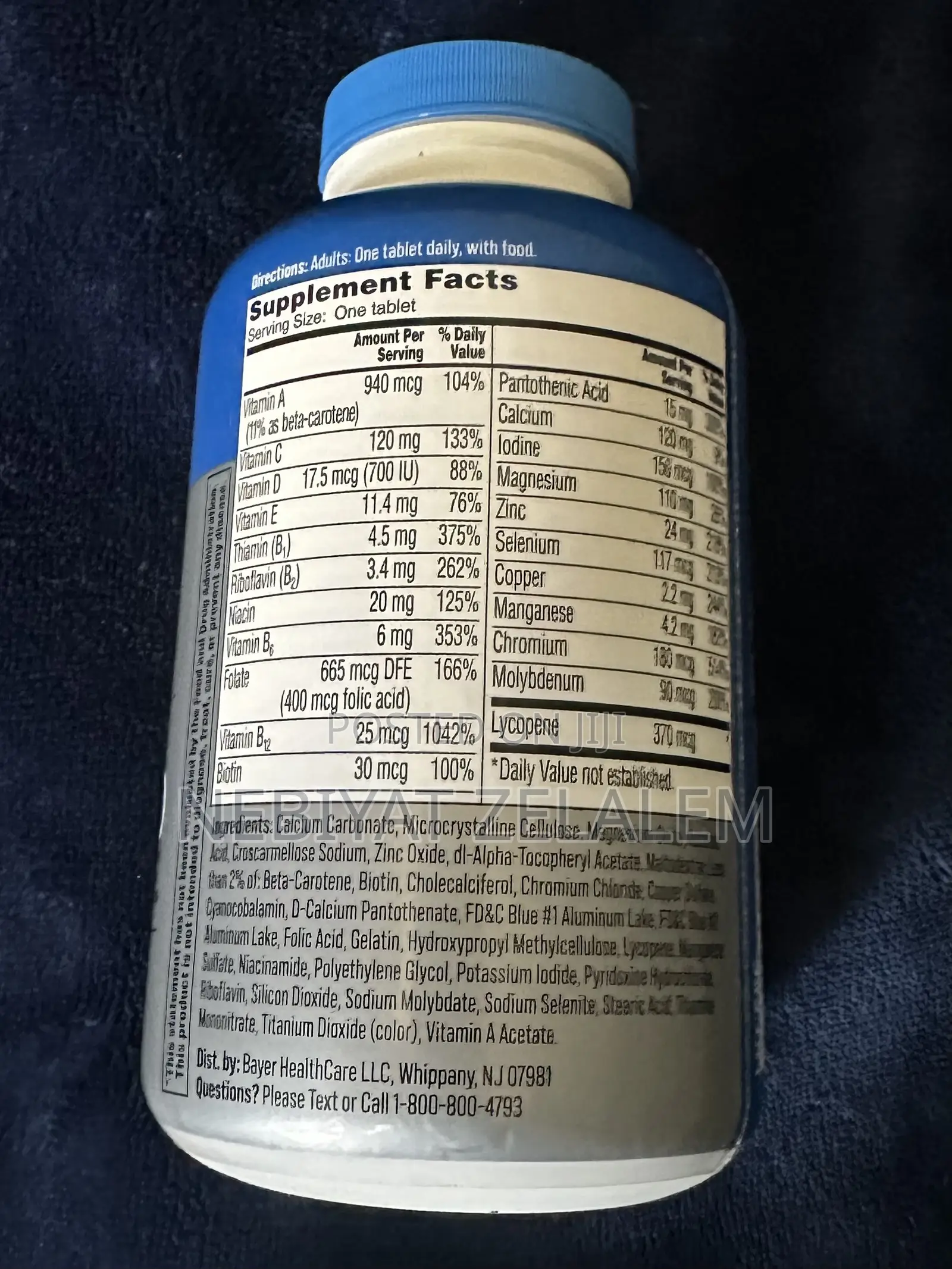 One a Day Men’s 50+ Multivitamin — 200 Tablets