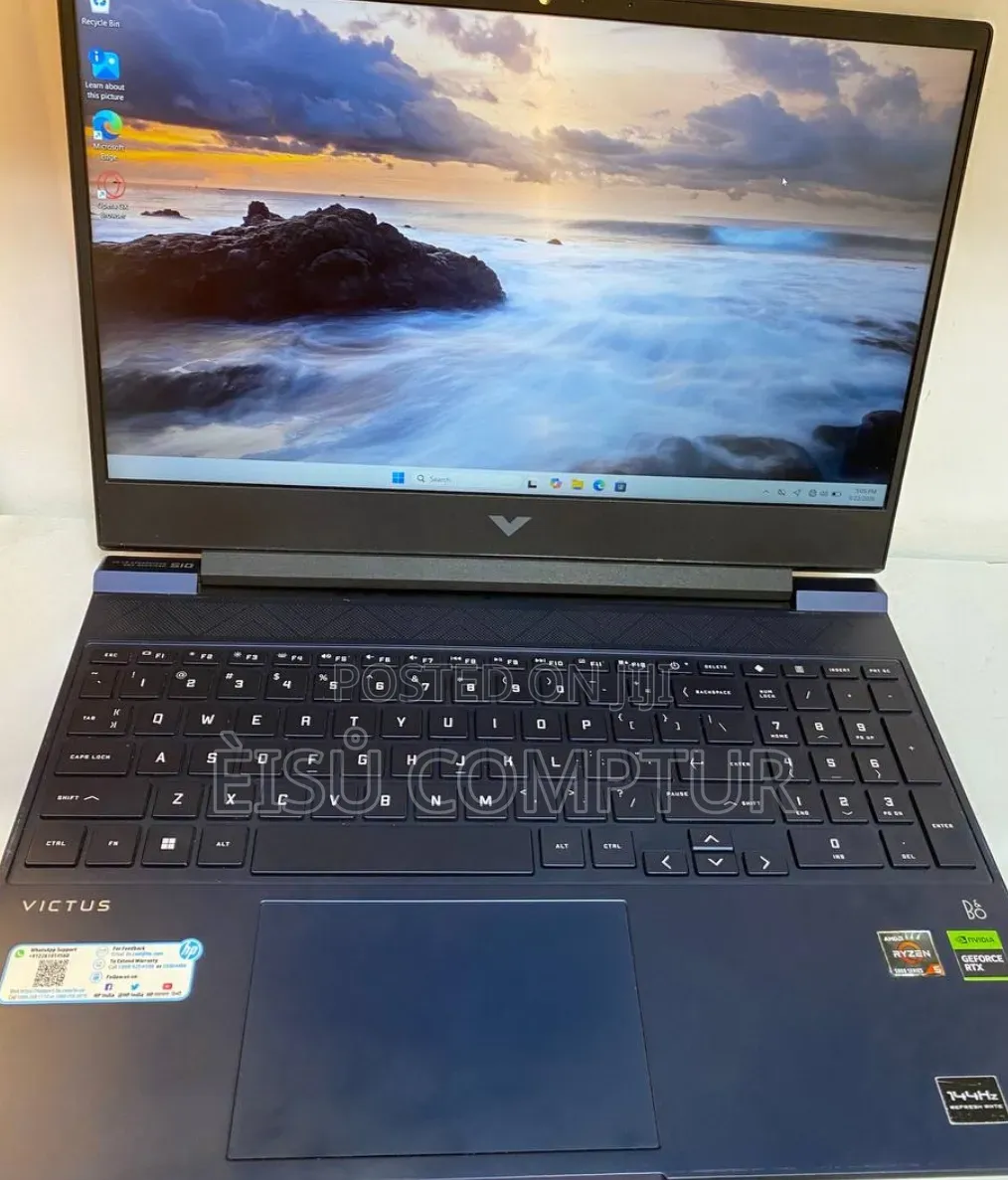 New Laptop HP Victus 15 16GB AMD Ryzen 5 SSD 512GB