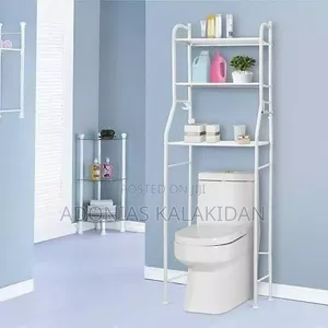 Over Toilet WC Rack ትልቁ Size ሙሉ በሙሉ ብረት