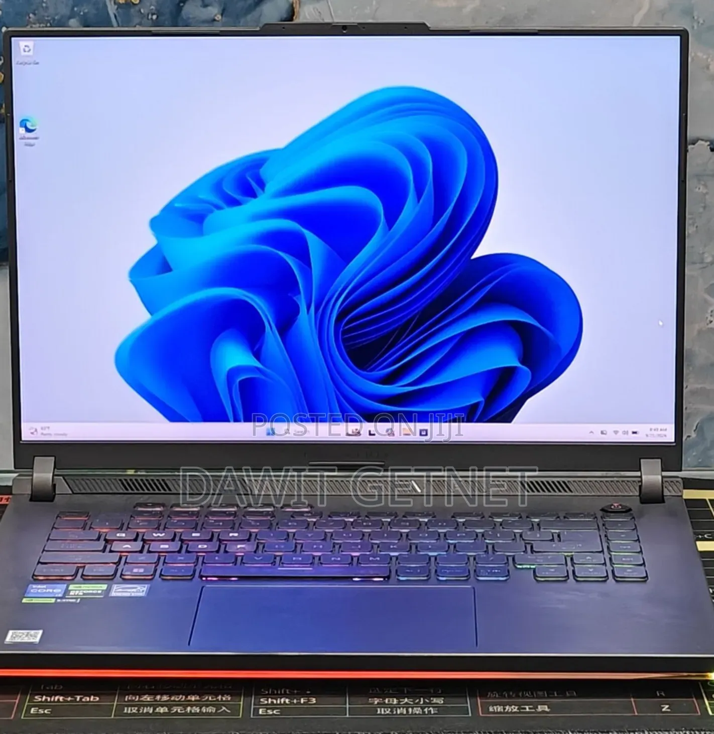 New Laptop Asus ROG Strix G15 16GB Intel Core i7 SSD 1T