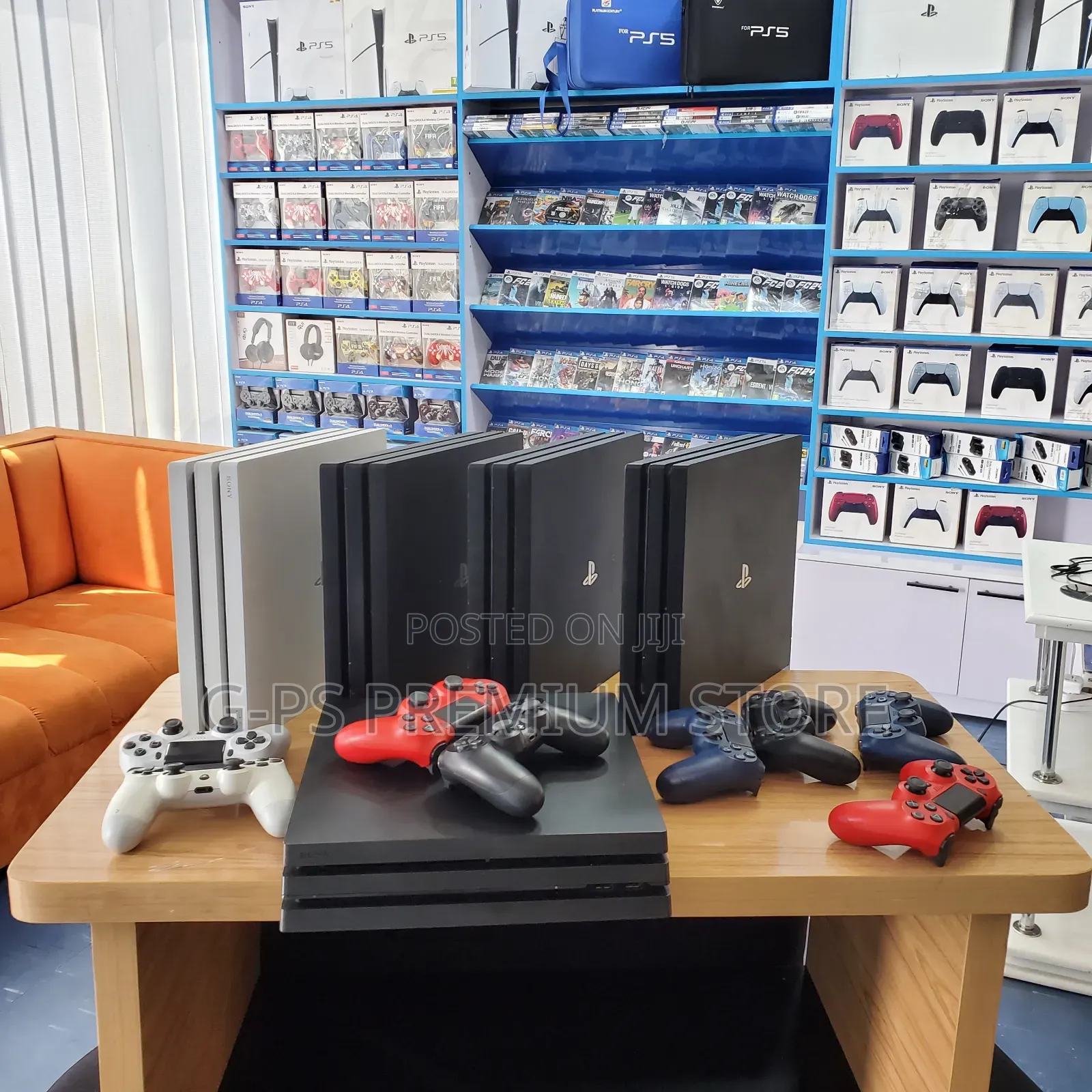PS4 Pro (ጄልብሬክ) | 12 ጌም| 2 Joystick ያልተፈታ Dubai Used 20% DISCOUNT