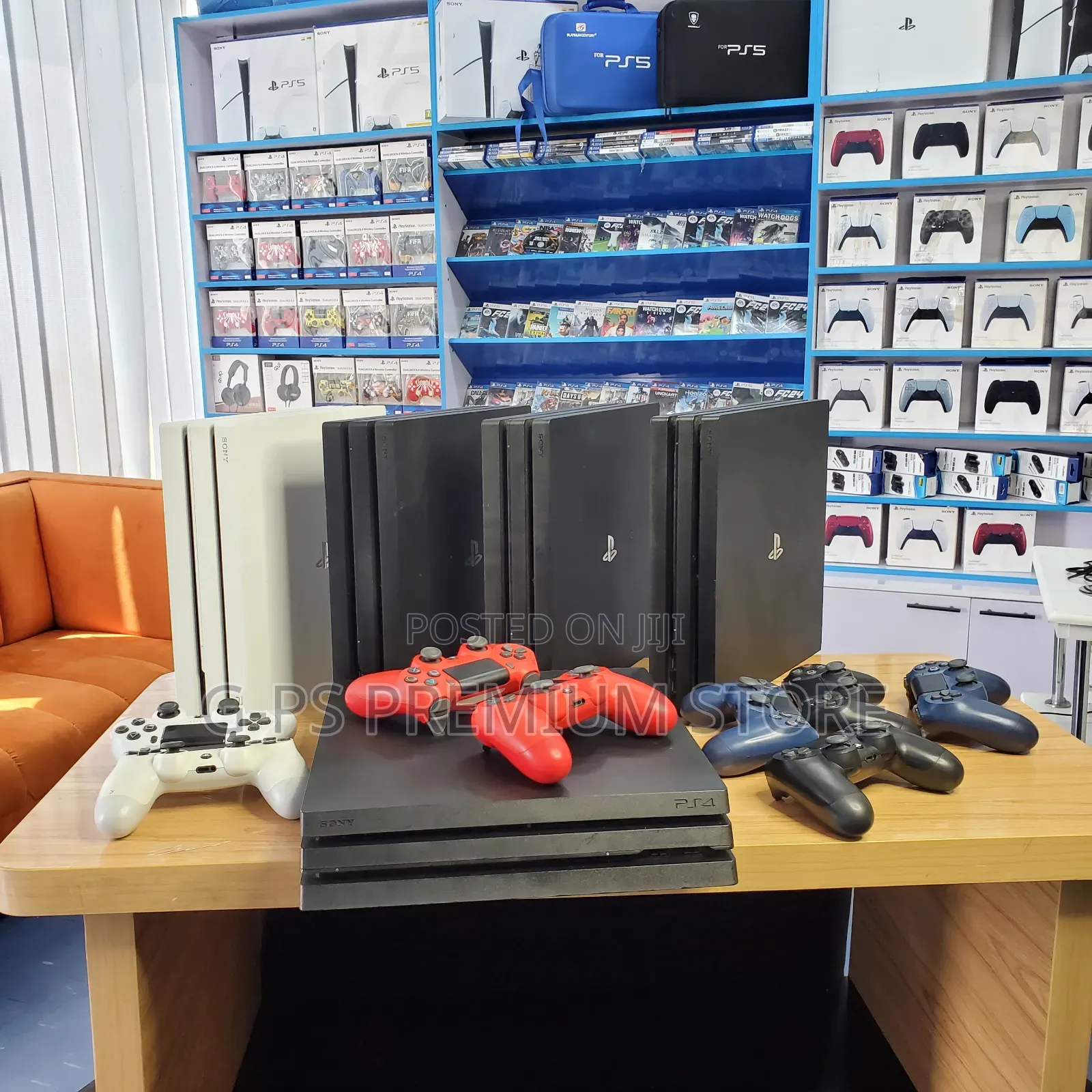 PS4 Pro (ጄልብሬክ) | 12 ጌም| 2 Joystick ያልተፈታ Dubai Used 20% DISCOUNT