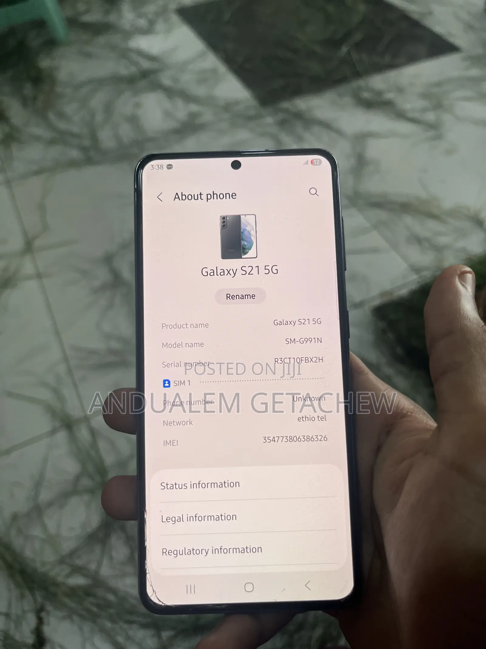 Samsung Galaxy S21 5G 256 GB Black