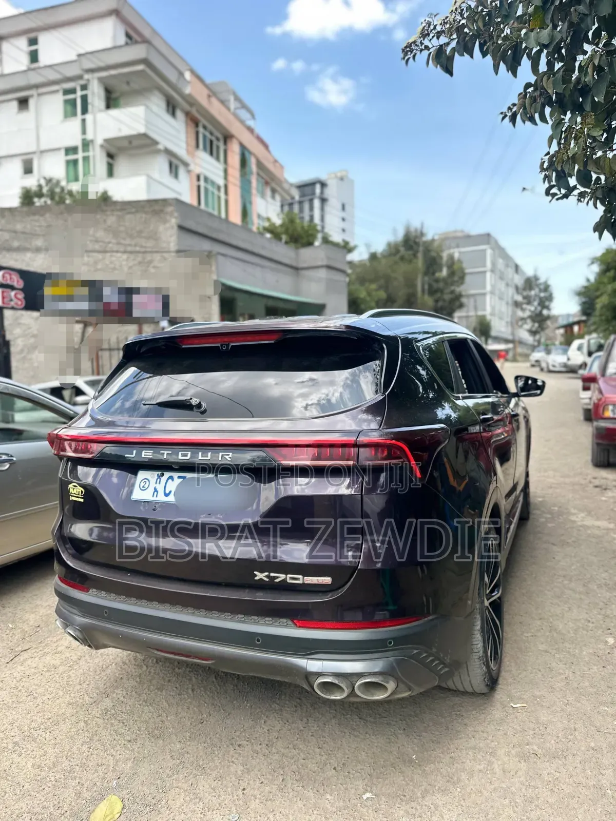 Jetour X70 Plus 2022 Purple