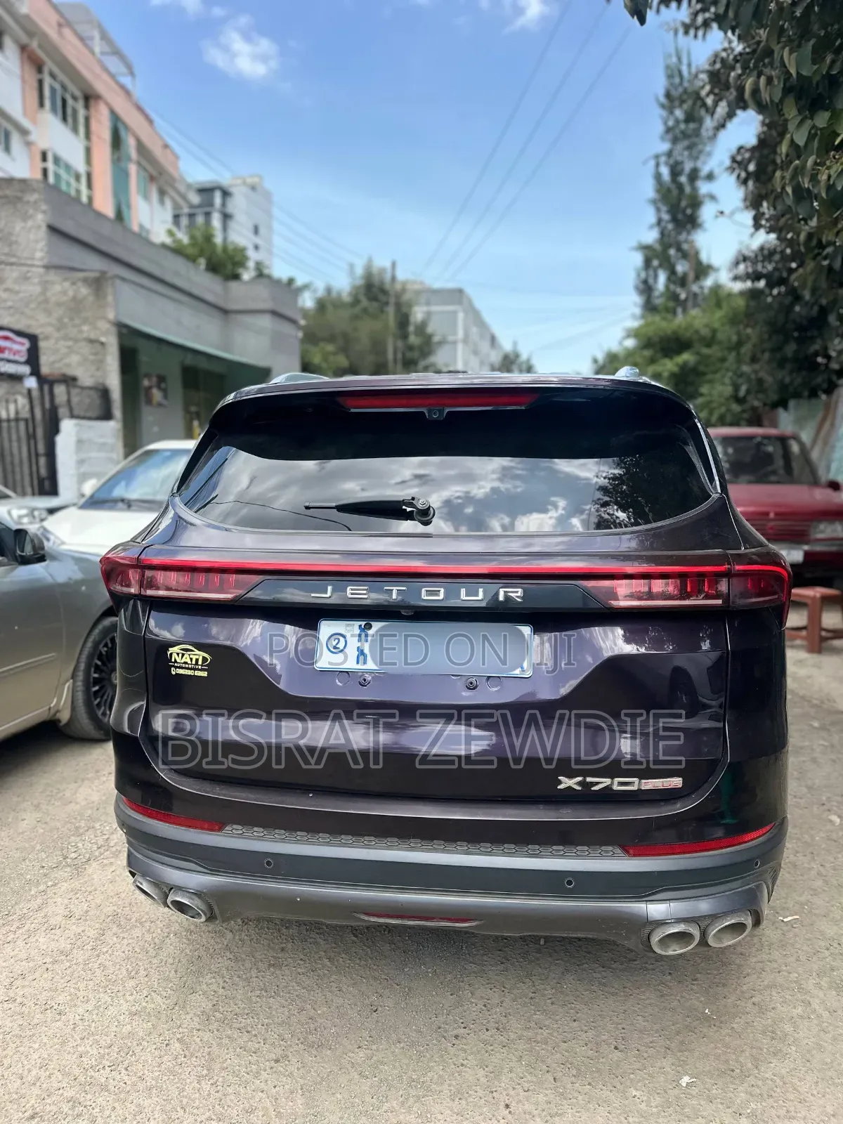 Jetour X70 Plus 2022 Purple