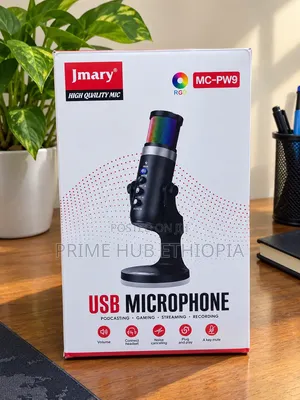 Original Jmary Mc-Pw9 RGB USB Microphone