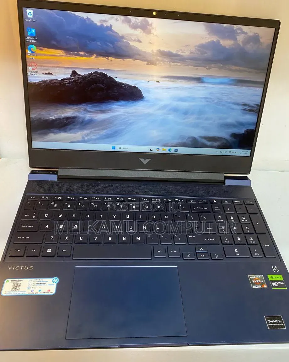 New Laptop HP Victus 15 16GB AMD Ryzen 5 SSD 512GB