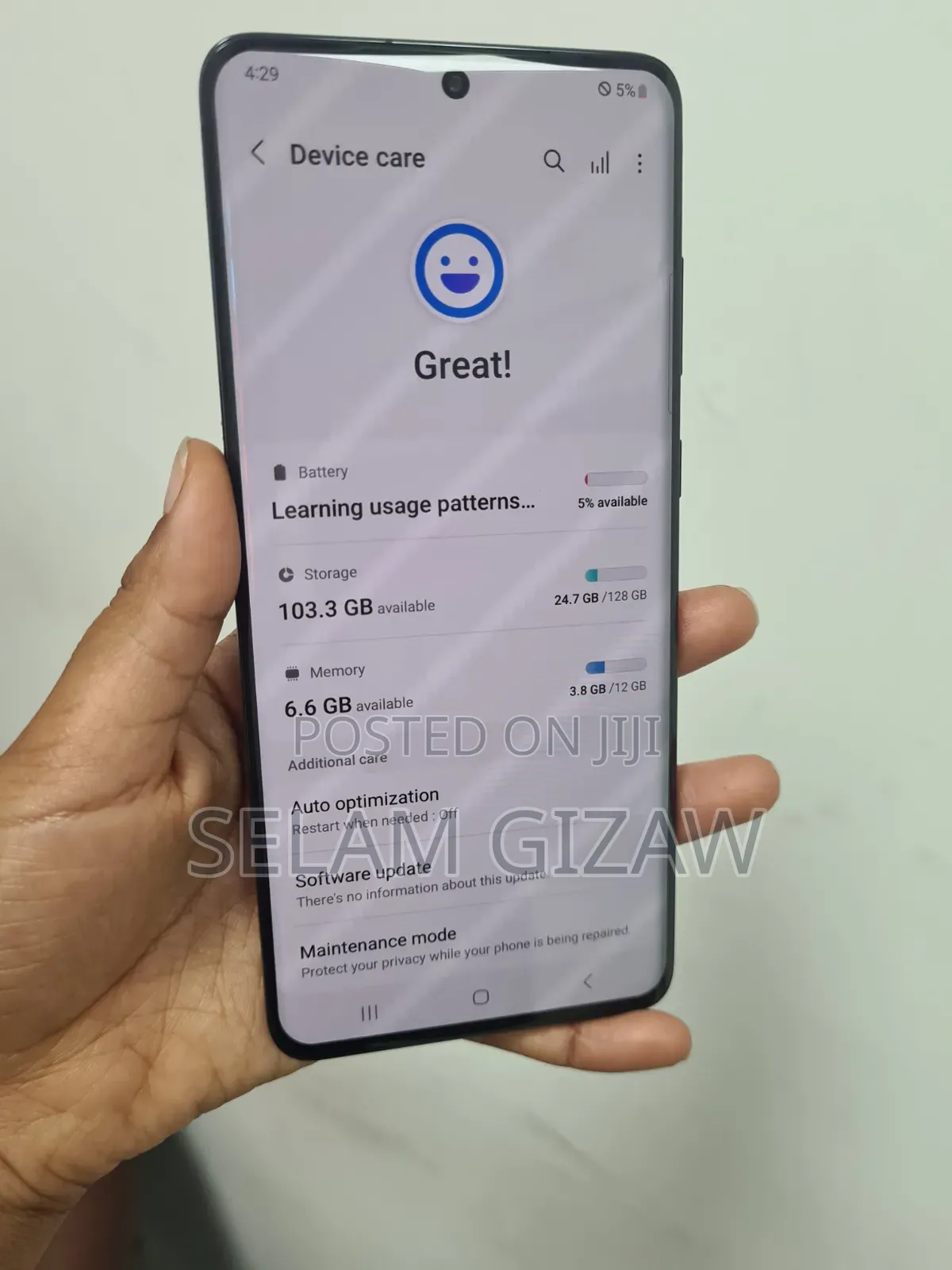 New Samsung Galaxy S20+ 5G 128 GB Black