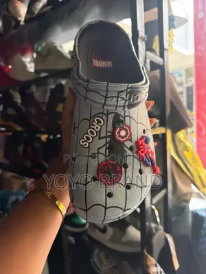Crocs X Marvel Spider-Man Classic Logos Unisex Fashion Shoes