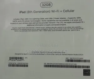 New Apple iPad 10.2 (2020) 32 GB Gray