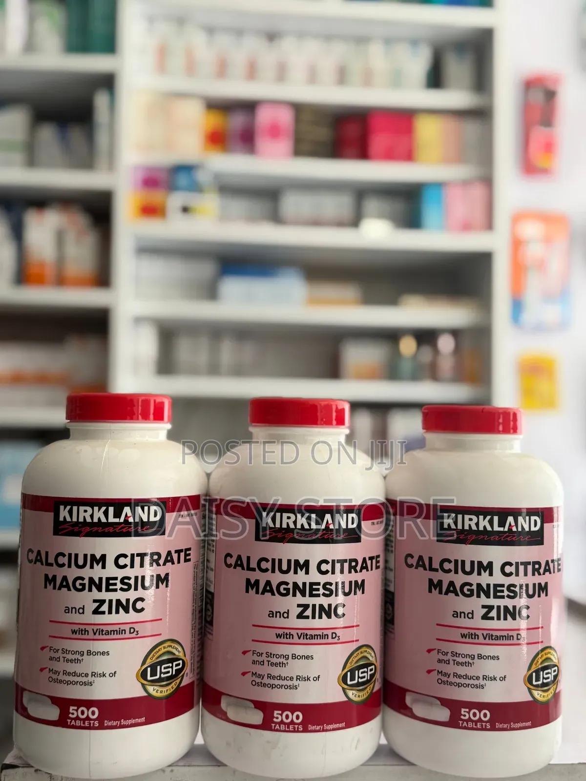 Kirkland Calcium Citrate, Magnesium and Zinc With Vitamin D3 (500 Tab)