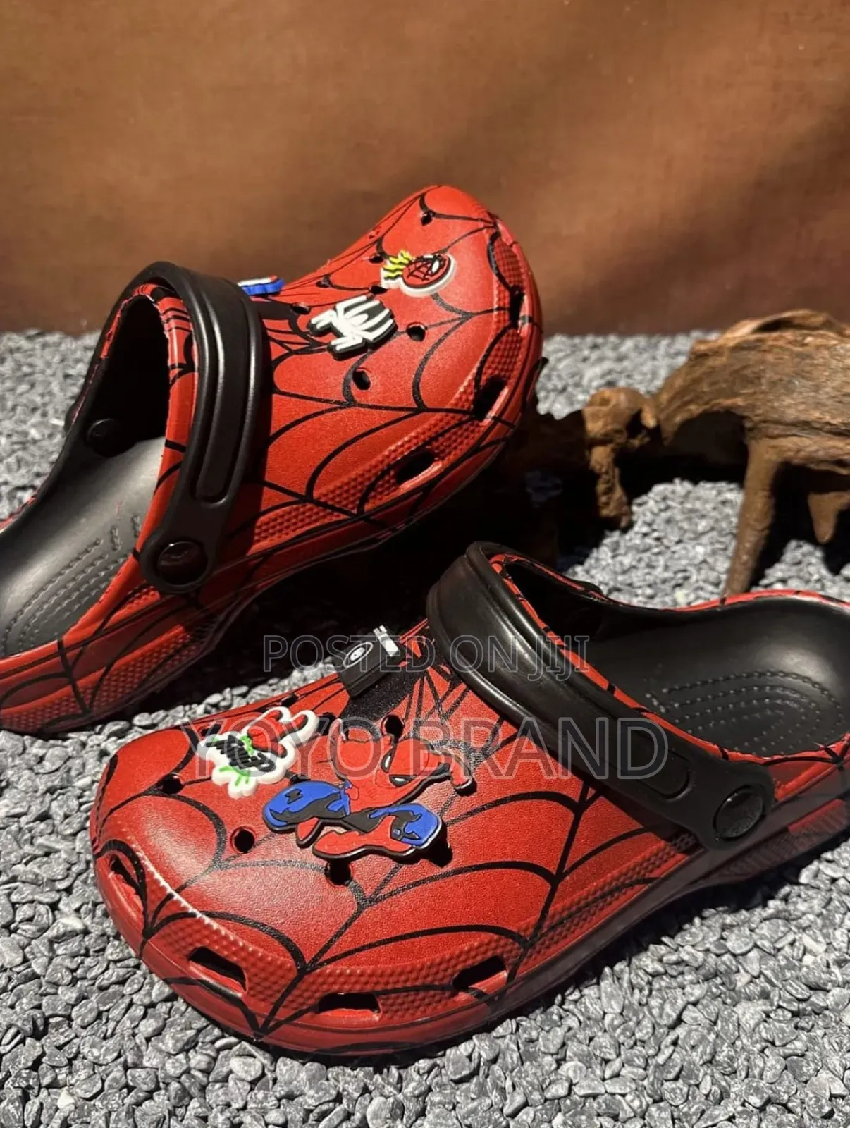 Marvel X Crocs Spider-Man Classic Logo Red/Black Fashion Shoes