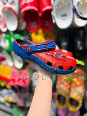 Marvel X Crocs Spider-Man Classic Logo Red/Black Fashion Shoes