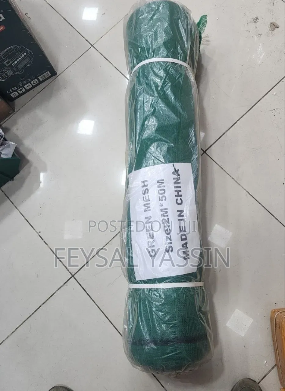 Green Mesh Net - 2M X 50M (Heavy Duty Shade Privacy Net)