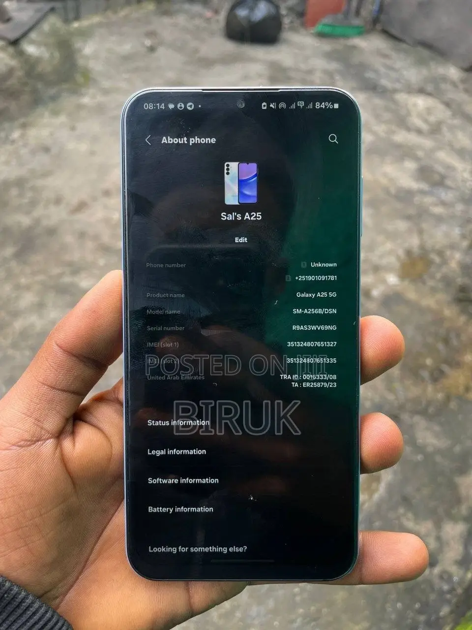 Samsung Galaxy A25 256 GB Blue