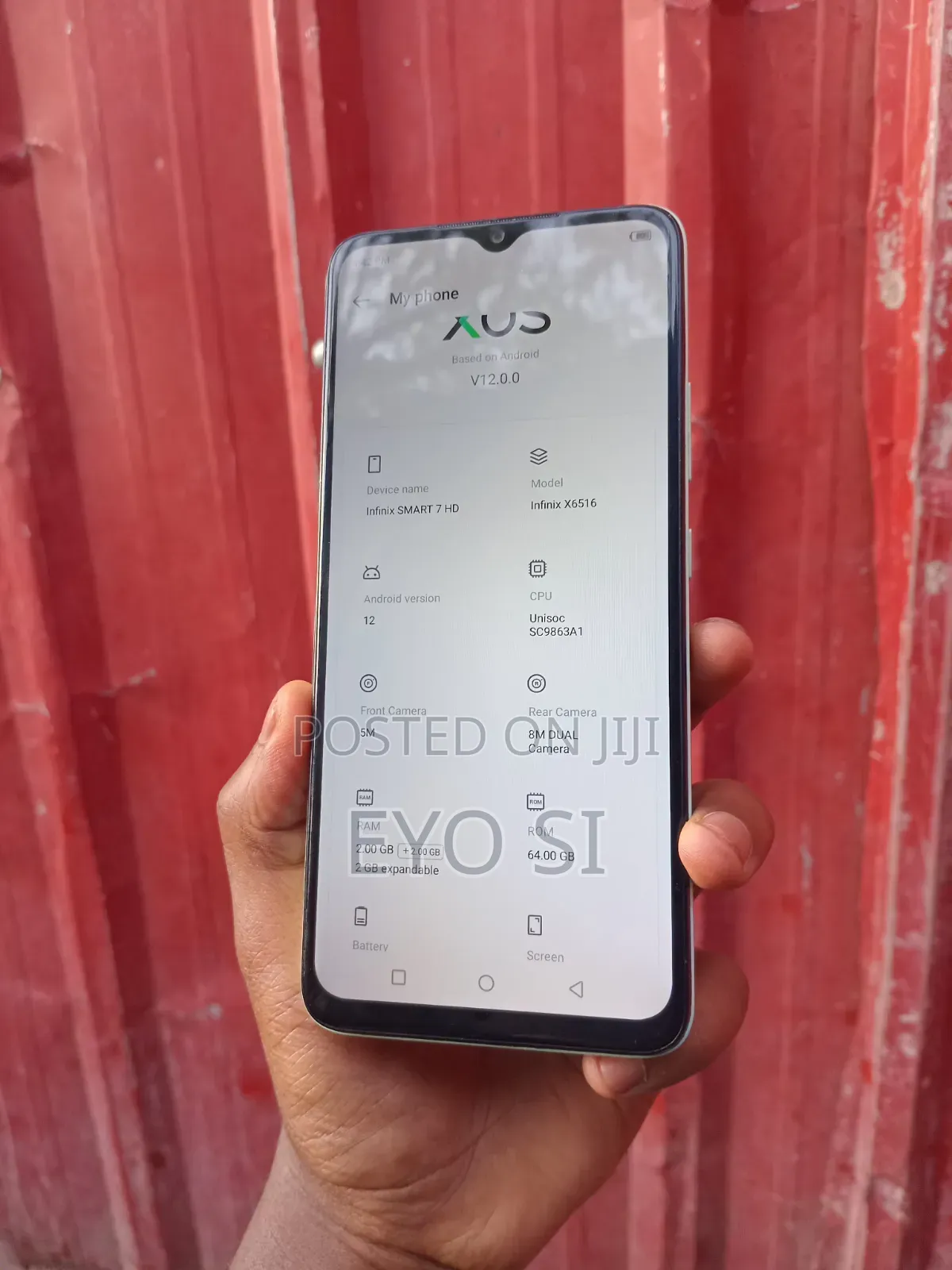 Infinix Smart 7 HD 64 GB Gray
