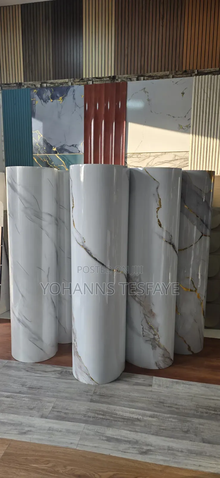 UV Marble Foam Wall Sticker