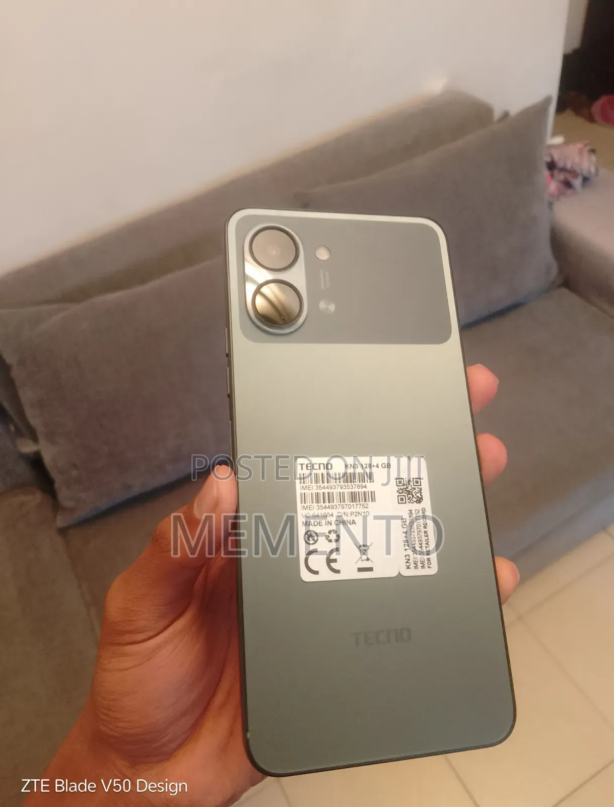 New Tecno Pop 20 128 GB Silver