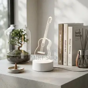 3D LED Guitar Illusion Night Light