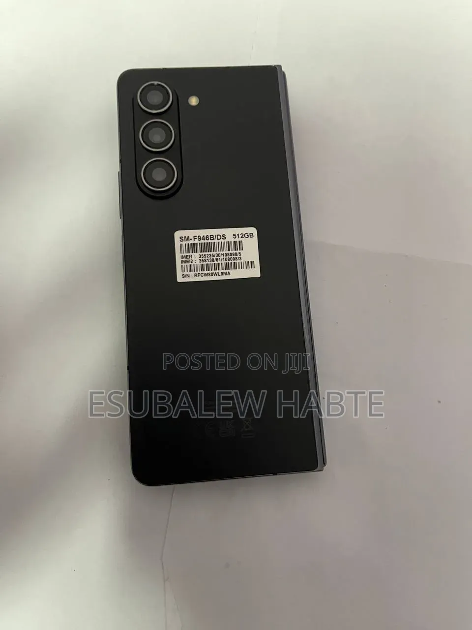 New Samsung Galaxy Z Fold 5 512 GB Black