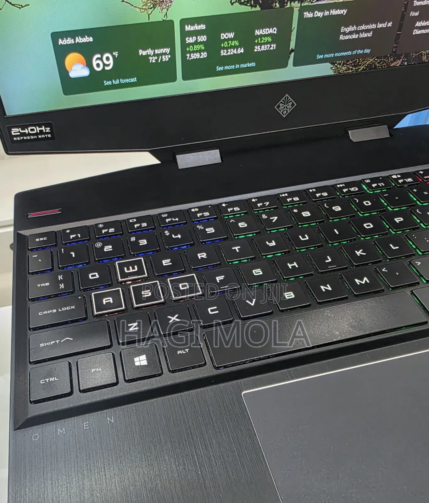 New Laptop HP Omen 15 16GB Intel Core i7 SSD 1T