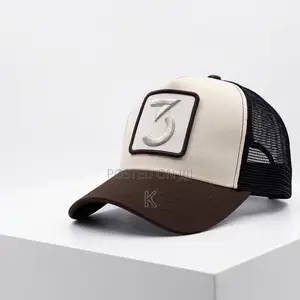 White Mesh Trucker Hat