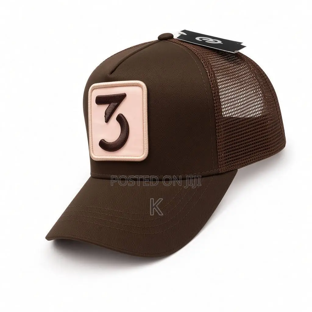 Brown Mesh Baseball Cap