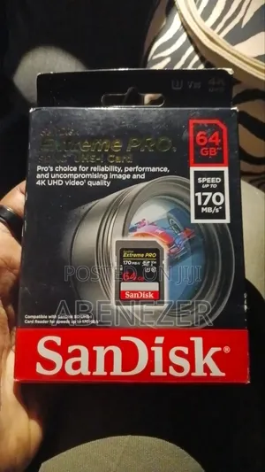 Sandisk 64GB, 170mps