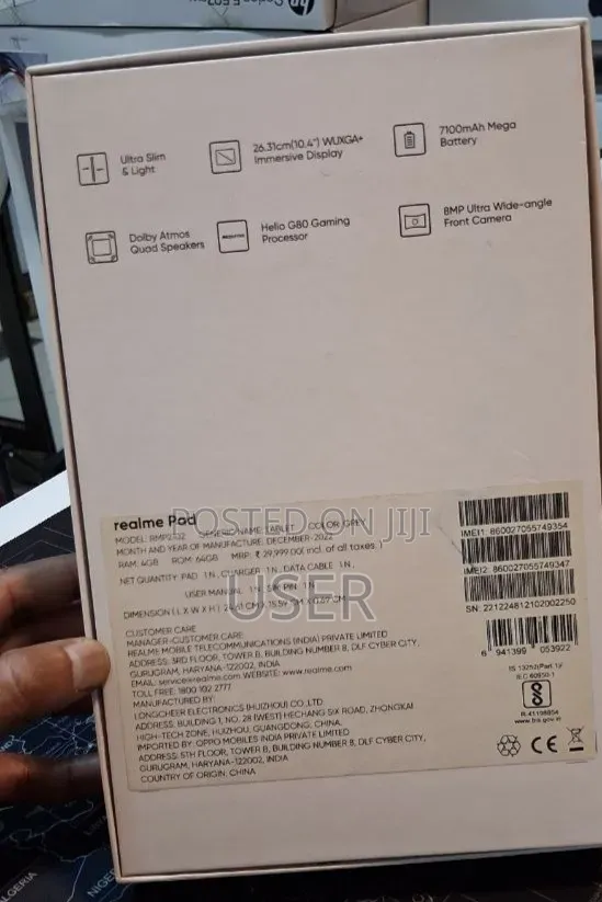 New Realme Pad 64 GB Gray