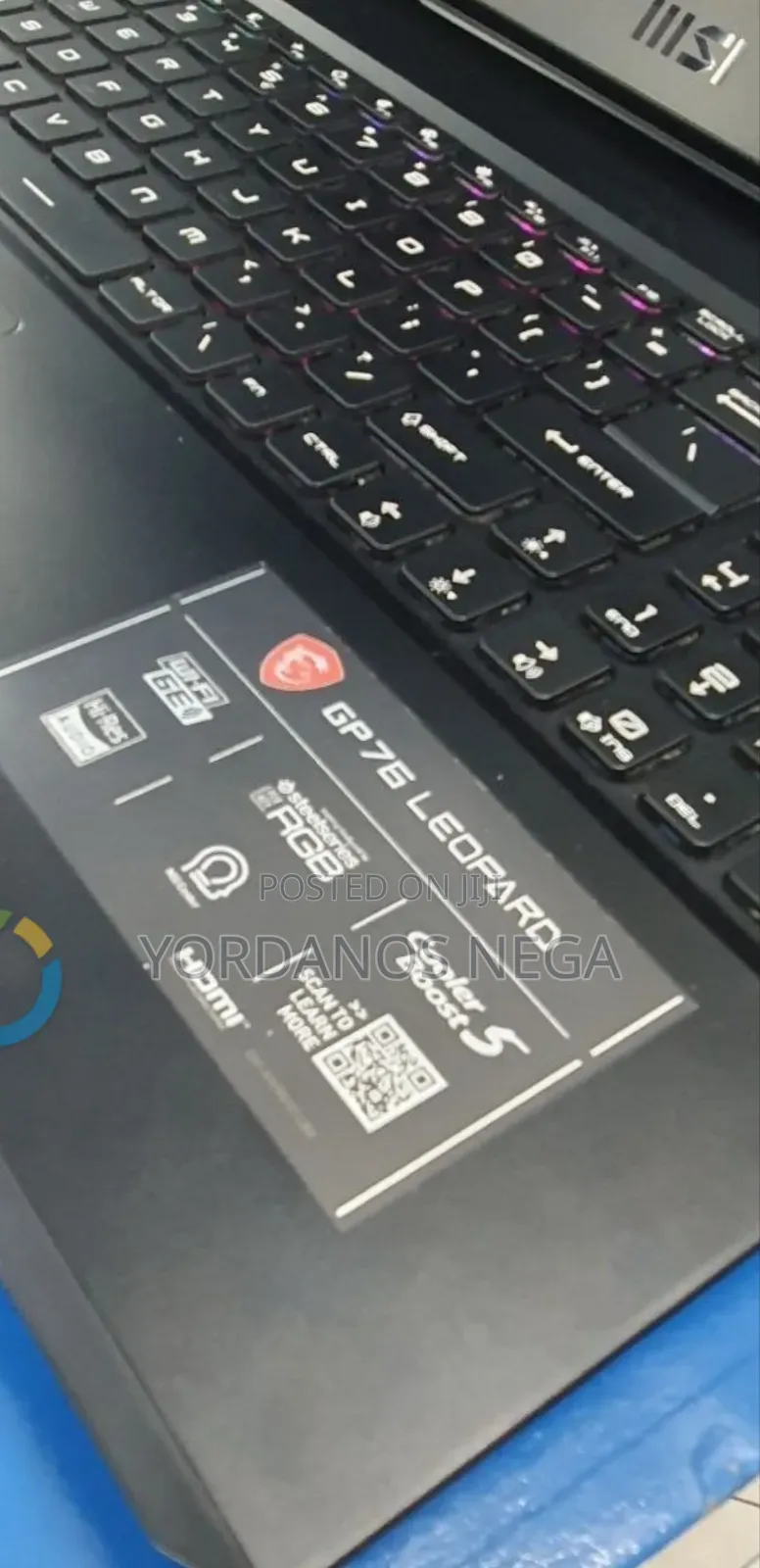 New Laptop MSI GP75 Leopard 16GB Intel Core i7 SSD 1T