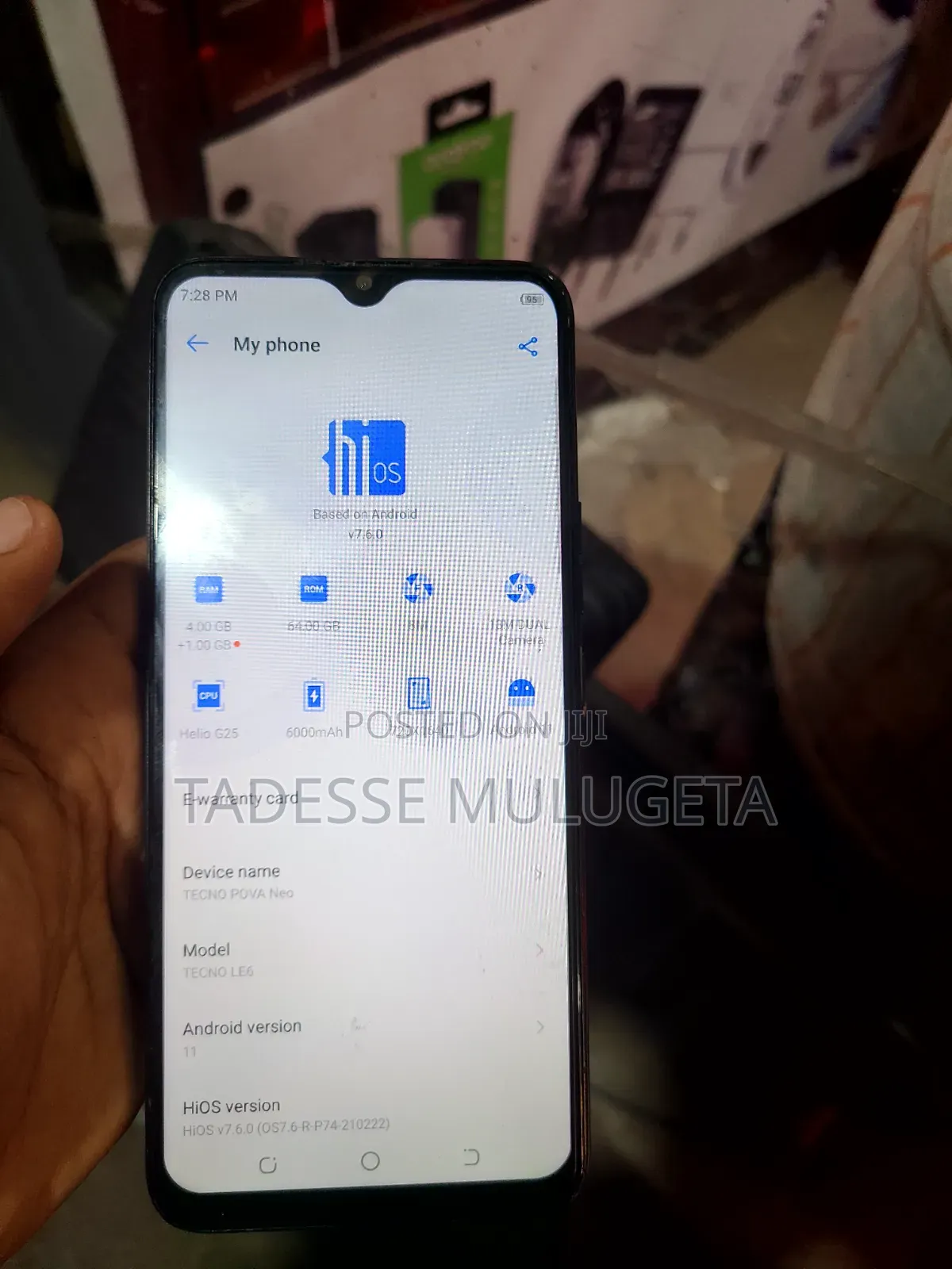 Tecno Pova 128 GB Blue