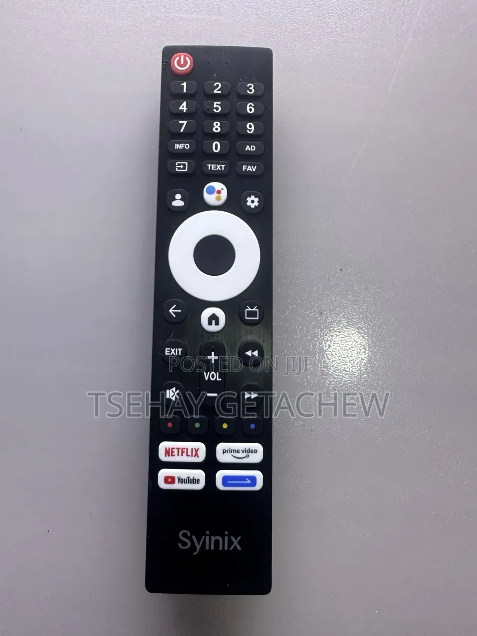 Original Syinix Smart TV Remote/ሲኒክስ ሪሞት